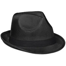 Jackson Fedora Hat Black